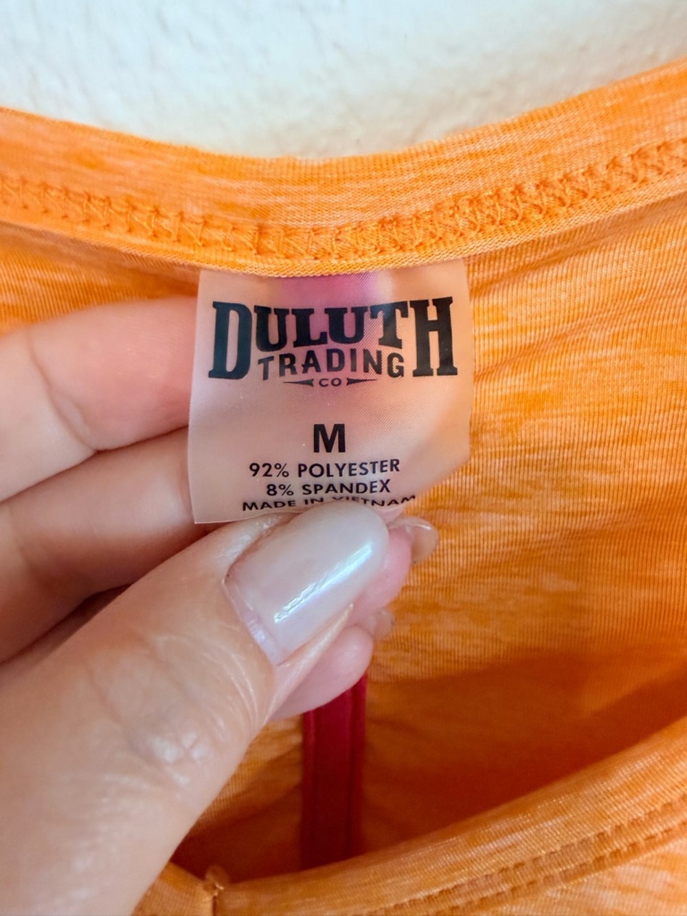 Duluth Trading Women's Armachillo Cooling Short Sleeve T-Shirt, orange, size M - Picture 3 of 11